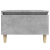 Mesa Auxiliar | Mesita Auxiliar | Mesa De Café De Madera Contrachapada Gris Hormigón 50x46x35 Cm Cfw771194