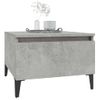 Mesa Auxiliar | Mesita Auxiliar | Mesa De Café De Madera Contrachapada Gris Hormigón 50x46x35 Cm Cfw771195