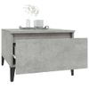 Mesa Auxiliar | Mesita Auxiliar | Mesa De Café De Madera Contrachapada Gris Hormigón 50x46x35 Cm Cfw771195