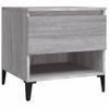 Mesa Auxiliar | Mesita Auxiliar | Mesa De Café De Madera Contrachapada Gris Sonoma 50x46x50 Cm Cfw771203