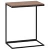 Mesa Auxiliar | Mesita Auxiliar | Mesa De Café De Madera Contrachapada Negro 55x35x66 Cm Cfw771226