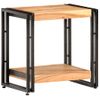 Mesa Auxiliar | Mesita Auxiliar | Mesa De Café De Madera Maciza De Acacia 40x30x40 Cm Cfw771248