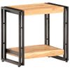 Mesa Auxiliar | Mesita Auxiliar | Mesa De Café De Madera Maciza De Acacia 40x30x40 Cm Cfw771248