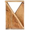 Mesa Auxiliar | Mesita Auxiliar | Mesa De Café De Madera Maciza De Mango 35x35x55 Cm Cfw771249