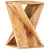 Mesa Auxiliar | Mesita Auxiliar | Mesa De Café De Madera Maciza De Mango 35x35x55 Cm Cfw771249