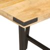 Mesa Auxiliar | Mesita Auxiliar | Mesa De Café De Madera Maciza De Mango Y Hierro 45x45x50 Cm Cfw771251