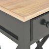 Mesa Auxiliar | Mesita Auxiliar | Mesa De Café De Madera Negro 27x27x65,5 Cm Cfw771271