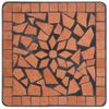 Mesa Auxiliar | Mesita Auxiliar | Mesa De Café De Mosaico Cerámica Terracota Cfw771274