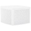 Mesa Auxiliar | Mesita Auxiliar | Mesa De Café De Plástico Blanco 54x54x36,5 Cm Cfw771276