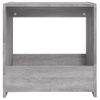 Mesa Auxiliar | Mesita Auxiliar | Mesa De Café Madera Contrachapada Gris Sonoma 50x26x50 Cm Cfw771306