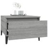 Mesa Auxiliar | Mesita Auxiliar | Mesa De Café Madera Contrachapada Gris Sonoma 50x46x35 Cm Cfw771308