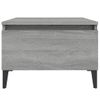 Mesa Auxiliar | Mesita Auxiliar | Mesa De Café Madera Contrachapada Gris Sonoma 50x46x35 Cm Cfw771308