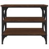 Mesa Auxiliar | Mesita Auxiliar | Mesa De Café Madera Contrachapada Marrón Roble 55x38x45 Cm Cfw771320