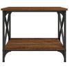 Mesa Auxiliar | Mesita Auxiliar | Mesa De Café Madera Contrachapada Marrón Roble 55x38x45 Cm Cfw771321