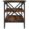 Mesa Auxiliar | Mesita Auxiliar | Mesa De Café Madera Contrachapada Roble Ahumado 55x38x45 Cm Cfw771342