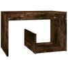 Mesa Auxiliar | Mesita Auxiliar | Mesa De Café Madera Contrachapada Roble Ahumado 59x36x38 Cm Cfw771344