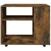 Mesa Auxiliar | Mesita Auxiliar | Mesa De Café Madera Contrachapada Roble Ahumado 70x35x55 Cm Cfw771345