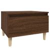 Mesa Auxiliar | Mesita Auxiliar | Mesa De Café Madera Contrachapada Roble Marrón 50x46x35 Cm Cfw771347