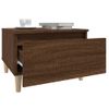 Mesa Auxiliar | Mesita Auxiliar | Mesa De Café Madera Contrachapada Roble Marrón 50x46x35 Cm Cfw771347