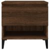 Mesa Auxiliar | Mesita Auxiliar | Mesa De Café Madera Contrachapada Roble Marrón 50x46x50 Cm Cfw771349