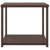 Mesa Auxiliar | Mesita Auxiliar | Mesa De Café Ratán Sintético Marrón 55x45x49 Cm Cfw771388