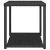 Mesa Auxiliar | Mesita Auxiliar | Mesa De Café Ratán Sintético Negro 55x45x49 Cm Cfw771389