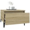 2 Uds Mesas Auxiliares | Mesita Auxiliar | Mesa De Café Madera Roble Sonoma 50x46x35 Cm Cfw775719