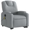 Sillón De Masaje | Sillón De Salón | Silla Eléctrico Reclinable Elevable Tela Gris Clarocfw791736