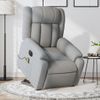 Sillón De Masaje | Sillón De Salón | Silla Eléctrico Reclinable Elevable Tela Gris Clarocfw791737