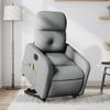 Sillón De Masaje | Sillón De Salón | Silla Eléctrico Reclinable Elevable Tela Gris Clarocfw791739