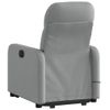 Sillón De Masaje | Sillón De Salón | Silla Eléctrico Reclinable Elevable Tela Gris Clarocfw791739