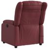 Sillón De Masaje | Sillón De Salón | Silla Reclinable Cuero Sintético Rojo Tintocfw791877