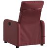 Sillón De Masaje | Sillón De Salón | Silla Reclinable Cuero Sintético Rojo Tintocfw791879