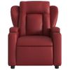 Sillón De Masaje | Sillón De Salón | Silla Reclinable Cuero Sintético Rojo Tintocfw791880