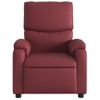 Sillón De Masaje | Sillón De Salón | Silla Reclinable Cuero Sintético Rojo Tintocfw791882