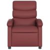 Sillón De Masaje | Sillón De Salón | Silla Reclinable Cuero Sintético Rojo Tintocfw791885