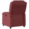 Sillón De Masaje | Sillón De Salón | Silla Reclinable De Cuero Artificial Rojo Tintocfw791888