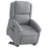 Sillón De Masaje | Sillón De Salón | Silla Reclinable De Pie De Tela Gris Clarocfw791901