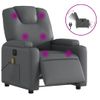 Sillón De Masaje | Sillón De Salón | Silla Reclinable Eléctrico Cuero Sintético Griscfw791982