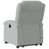 Sillón De Masaje | Sillón De Salón | Silla Reclinable Elevable Terciopelo Gris Clarocfw792001