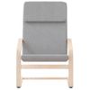 Sillón De Relax | Sillón De Salón | Silla Relax De Tela Gris Clarocfw792059