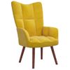 Sillón De Relax | Sillón De Salón | Silla Relax De Terciopelo Amarillo Mostazacfw792072