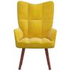 Sillón De Relax | Sillón De Salón | Silla Relax De Terciopelo Amarillo Mostazacfw792072