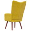 Sillón De Relax | Sillón De Salón | Silla Relax De Terciopelo Amarillo Mostazacfw792072