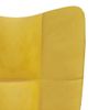 Sillón De Relax | Sillón De Salón | Silla Relax De Terciopelo Amarillo Mostazacfw792072