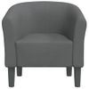 Sillón De Salón | Silla | Sillón De Tela Gris Oscurocfw792128