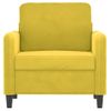 Sillón De Salón | Silla | Sillón De Terciopelo Amarillo 60 Cmcfw792165