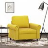 Sillón De Salón | Silla | Sillón De Terciopelo Amarillo 60 Cmcfw792166