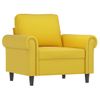 Sillón De Salón | Silla | Sillón De Terciopelo Amarillo 60 Cmcfw792166