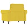 Sillón De Salón | Silla | Sillón De Terciopelo Amarillo 60 Cmcfw792166